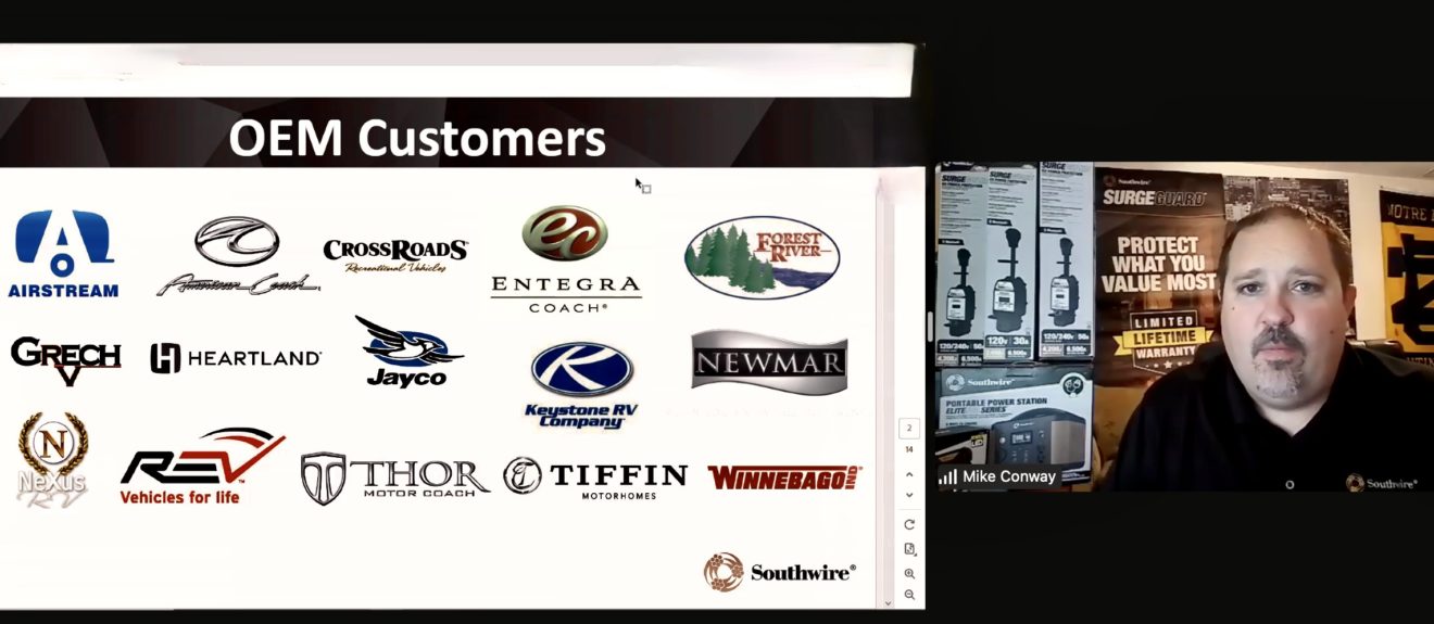 RV Education, Rob Cochran, Mike Conway, Southwire, One Source RV ...